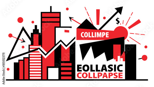 business planning workflow with charts, documents and leadership decision making illustration visual