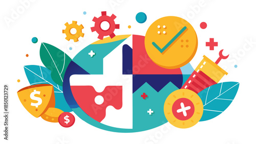 corporate analytics dashboard concept presenting data insights and performance metrics visualized th