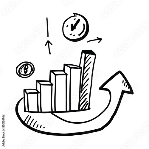 Money Stack Line Art 2026 Design