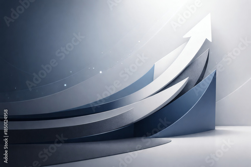 Modern Abstract Business Background. Technology, Growth and Innovation. Generative AI