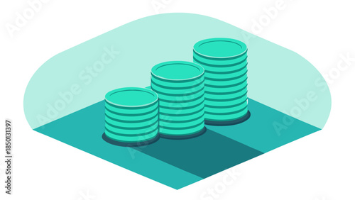 Financial downturn scene businessman sliding on red negative trend