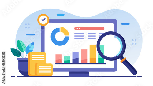 Scientific innovation meeting business growth laboratory concept