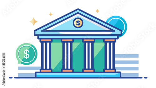 Professional business growth and finance concept illustration variation number 23