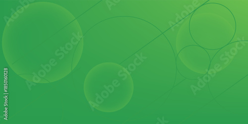 Green abstract background with geometric shapes gradient color for presentation design. Suit for business, corporate, institution, conference, party, festive, seminar, and talks.t