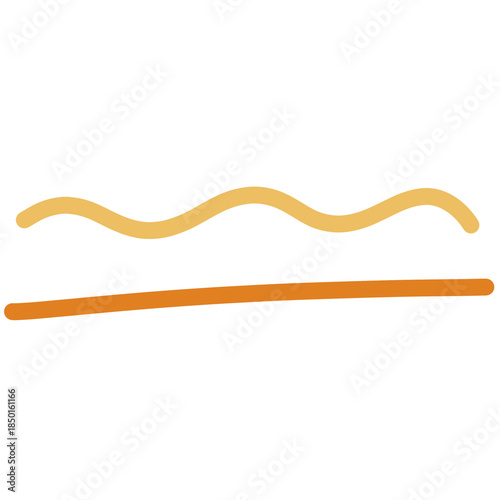 Vector illustration of straight lines and curves.