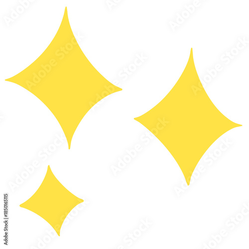 vector illustration of a golden star