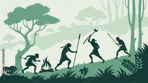 Human Evolution Journey: From Primitive Fire to Advanced Tools, Inspiring Progress and Innovation in Business and Technology Development