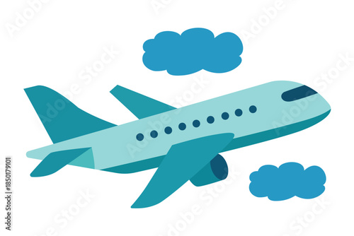 airplane silhouette  isolated icon design.
