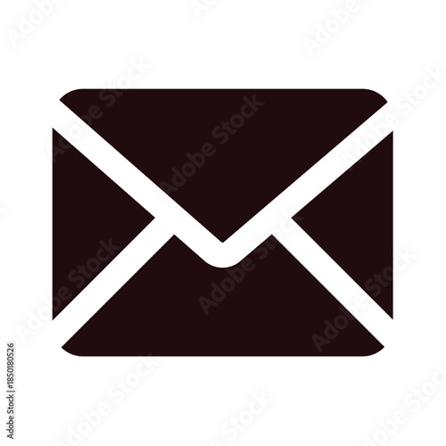 Message icon vector, Inbox Icon, Email Icon, Envelope Mail Icon and Bubble Chat Icon vector Illustration for web and mobile apps contact icons black and white.