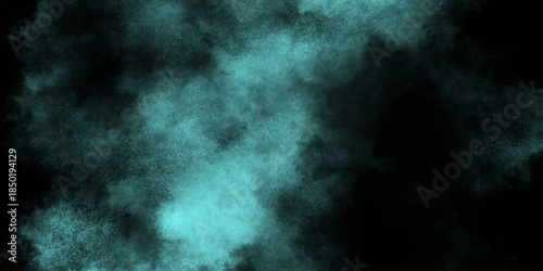 Mystical black and purple blue swirling gracefully in a darkened space, creating an ethereal atmosphere of enchantment. Blue smoke on black background