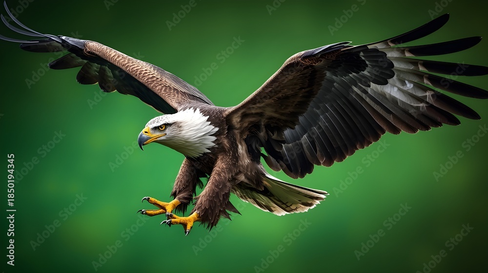 Fototapeta premium Generative AI- red tailed hawk