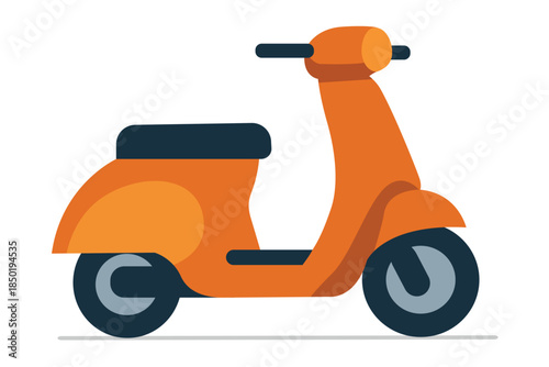 motorcycle Flat vector illustration concept