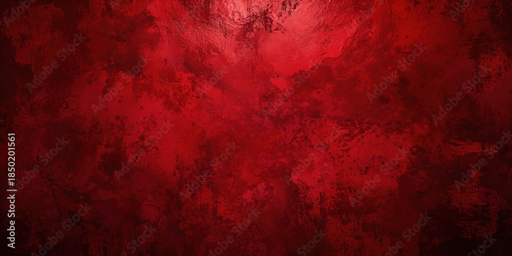 Fototapeta premium Red textured pattern with abstract design serving as wall decor, winter-themed background, or screen saver