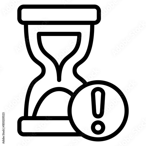 Deadline Icon Element For Design