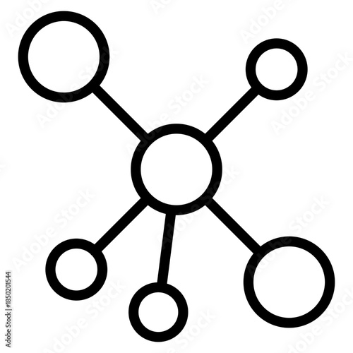 Nodes Icon Element For Design
