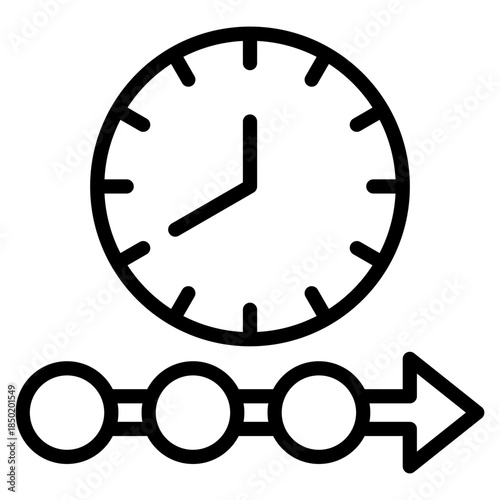 Timeline Icon Element For Design