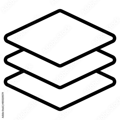 Layers Icon Element For Design