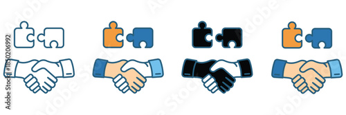  Multicolor development vector icon set illustrating business growth, collaboration , Partnership, organization, performance improvement, and workflow development. and corporate 