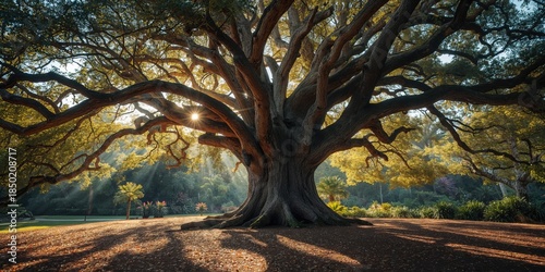 Montezuma Cypress, Tule Tree in a UNESCO World Heritage Site, highlighting conservation efforts and natural significance