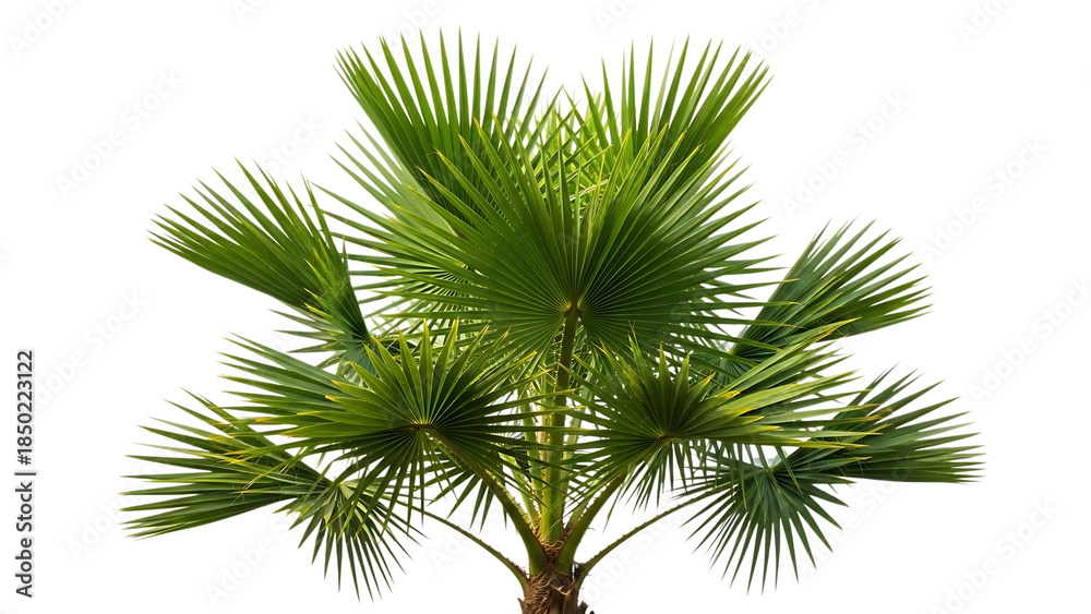 Naklejka premium Palm tree isolated on transparent background