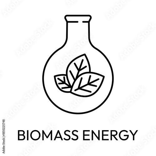 Biomass Energy Renewable Biofuel Icon