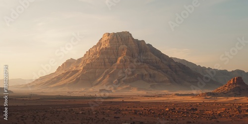 Mount Sinai featuring steep cliffs and arid landscape, geological significance and natural preservation, Earth Day