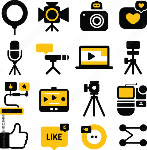 Dog owner silhouettes, people playing and walking with pets vector icons