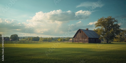 Image of the Trostle Barn situated in Gettysburg National Military Park, highlighting agricultural heritage, site maintenance, Civil War history