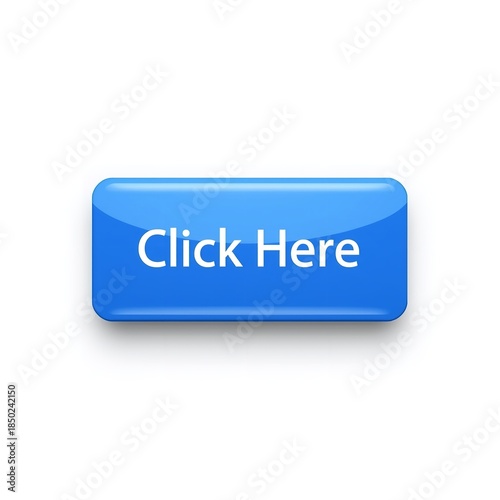 Vibrant Blue Click Here Button for Web Design and Marketing