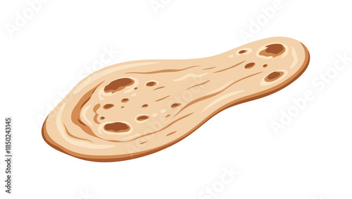 Close up of a traditional gluten free flatbread with a crispy texture