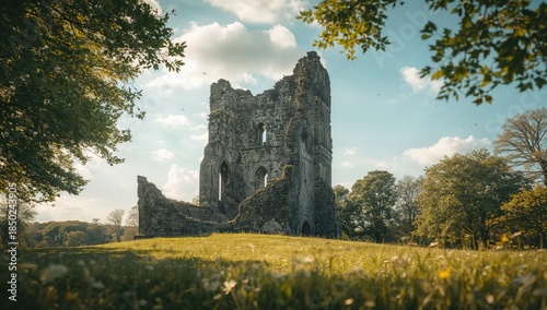 Ruins of an old guard tower...