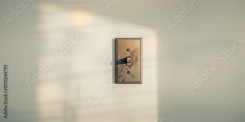Vintage light switch attach...