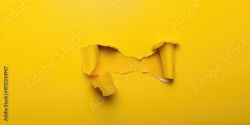 Yellow background paper wit...