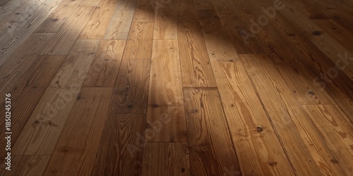 Hardwood flooring with text...