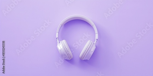 Wireless headphones placed ...