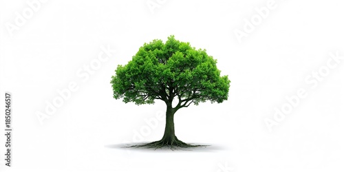 Tree shaped like a map craf...