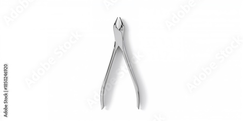 Nail clipper on reflective ...