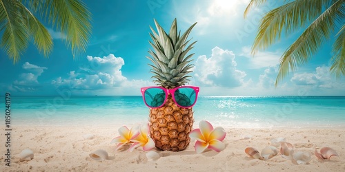 Summer scene featuring a pi...