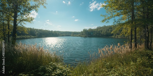 Reclaimed reservoir where a...