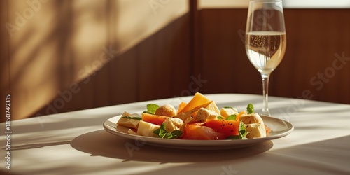 Melon and cheese dessert se...