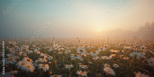 Daisy chamomile flowers in ...