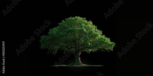 Isolated tree with alpha ch...