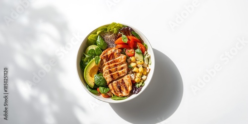 Buddha bowl featuring grill...
