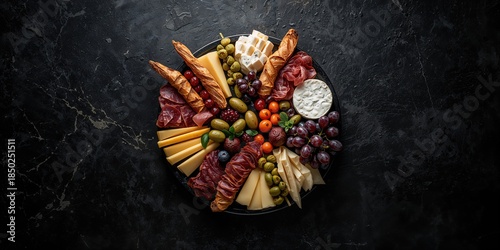 Assorted Italian cheese and...
