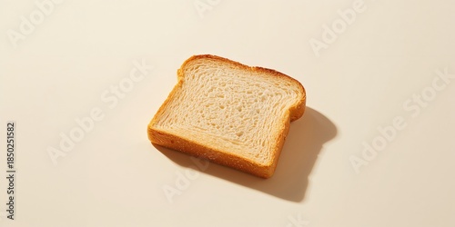 White bread slice in a toas...