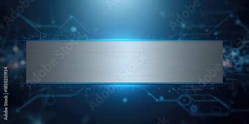 A technology banner templat...