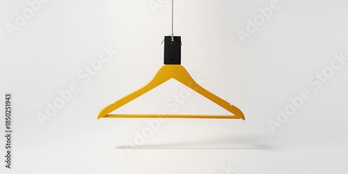 Wooden yellow coat hanger f...