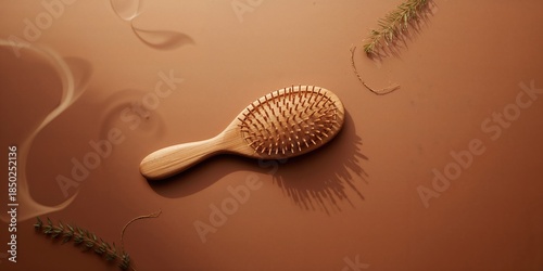 Top-down view of a wooden h...