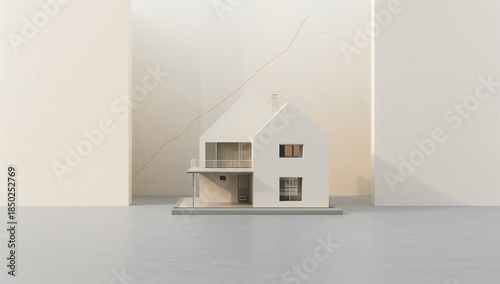 Residential building on int...