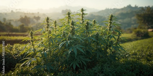 Marijuana crop in Uganda, h...